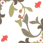 Floral cement tiles